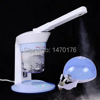 

2 in 1Hair Steamer Ozone Facial Steamer Spa Machine Moisture Wrinkle Remover
