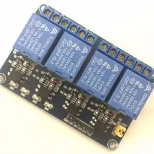 1 шт. 4-Канальный Релейный модуль 4 Канальные релейные модули, панель управления реле с Оптрон