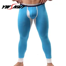 Высокое качество Термальность нижнее белье, лосины, Брендовые мужские трусы подштанники с модным принтом homme; сезон осень-зима Термальность брюки