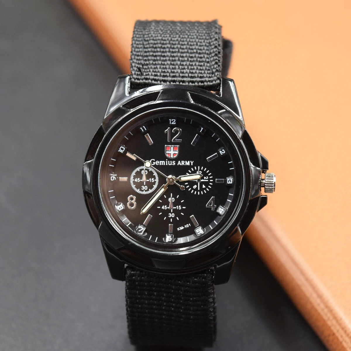 

New Fashion Knitting Military Watches Army Watch Land, Sea And Air Forces Sports Watch