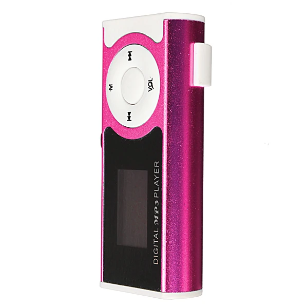 

3 Set Sale MINI USB clip player MP3 player radio LCD screen support 16GB micro SD TF card