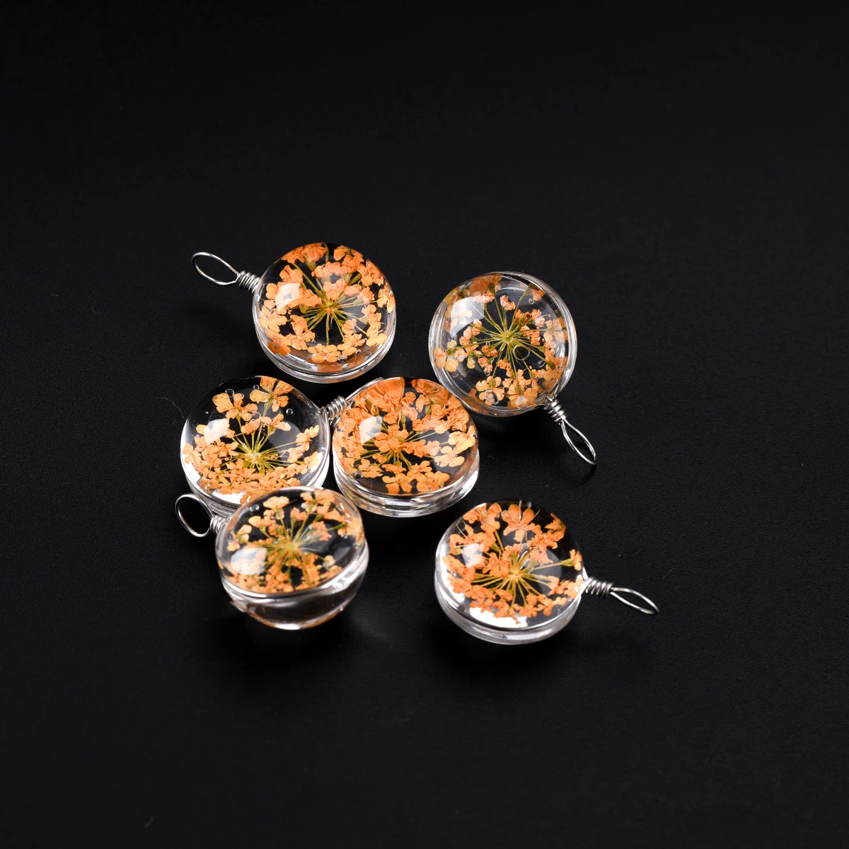 

Hand-made Flower Glass Bead wholesale jewelry beads set For DIY Earrings Bracelet Necklace Jewelry Making Beads #IZ303