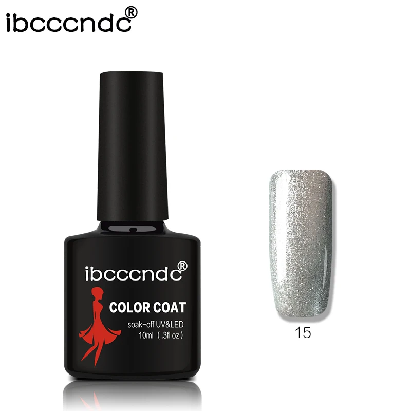 Ibcccndc 10 мл УФ светодиодный отмачивающий гель 80 цветов лак для ногтей Полупостоянный гель лак для ногтей Гель-лак для ногтей лак 1-30 - Цвет: 15