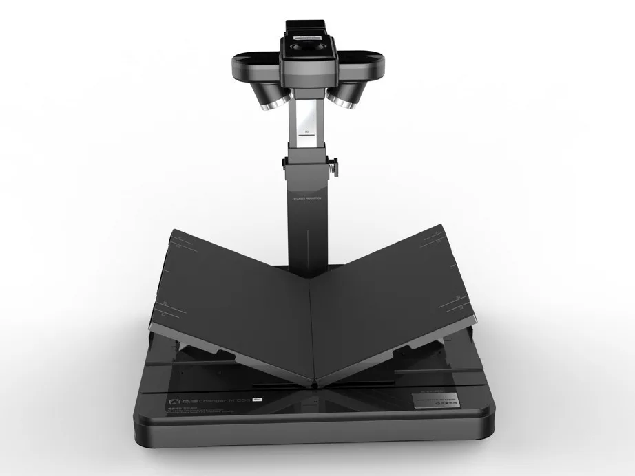 High Speed Book Scanner Designed for Bounded Books, Files, Receipts