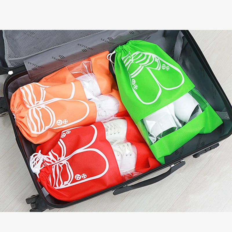 1 قطعة غير أحذية منسوجة حقيبة السفر أكياس تخزين الحقيبة حقيبة محمولة الرباط المنظم غطاء مقاوم للغبار الملابس Organizador 1 قطعة غير أحذية منسوجة حقيبة السفر أكياس تخزين الحقيبة حقيبة محمولة الرباط المنظم غطاء مقاوم للغبار الملابس Organizador