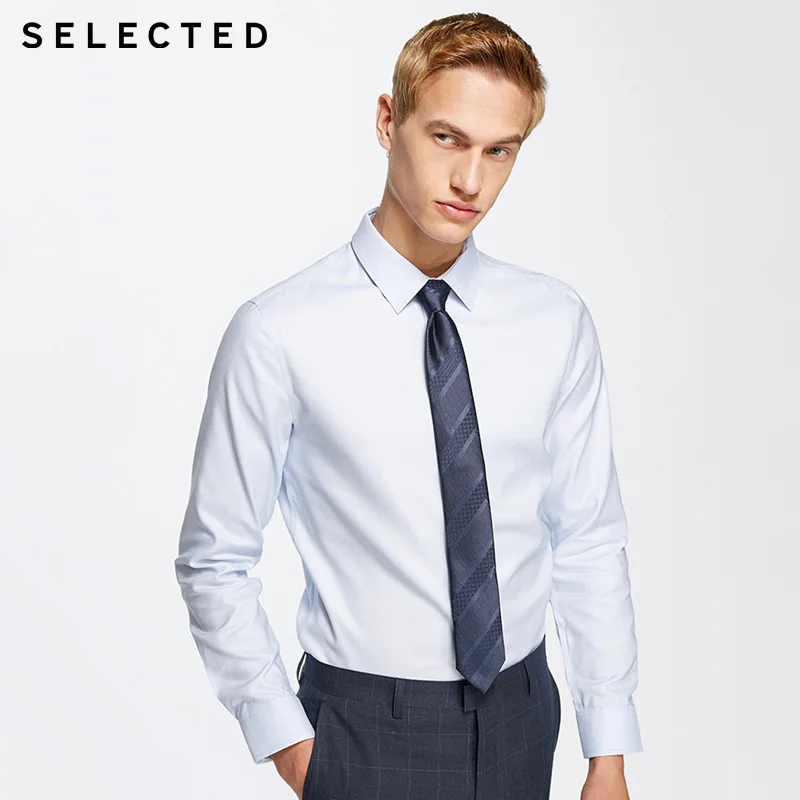 

SELECTED Men's Spring & Summer Long-sleeved Shirt T|418105535