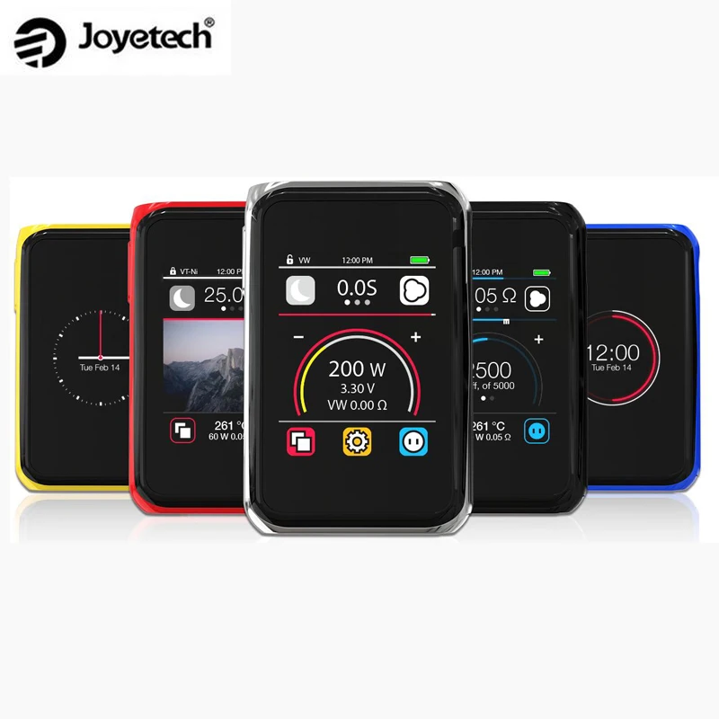 

Original Joyetech Cuboid Pro 200W Box Mod Touch Screen TC 2.4 inch E-Cigarettes MOD Joyetech Cuboid Pro 200W vape