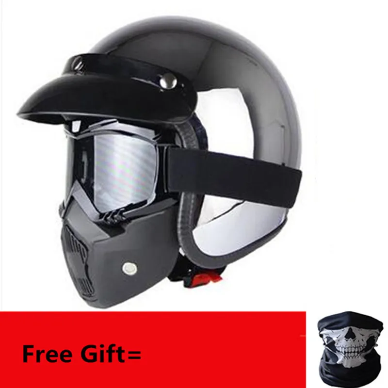 Free shipping visor top quality open face motorcycle helmet visor silver color available vintage helmet windshield shield - Цвет: sliver chrome