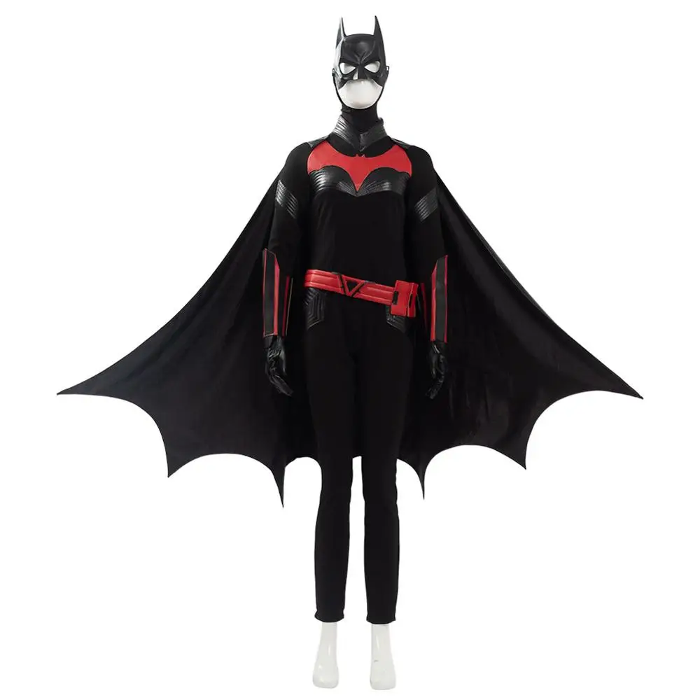 Костюм для косплея Batwoman Batgirl Kathy Kane черный женский костюм Katherine Rebecca костюмы на