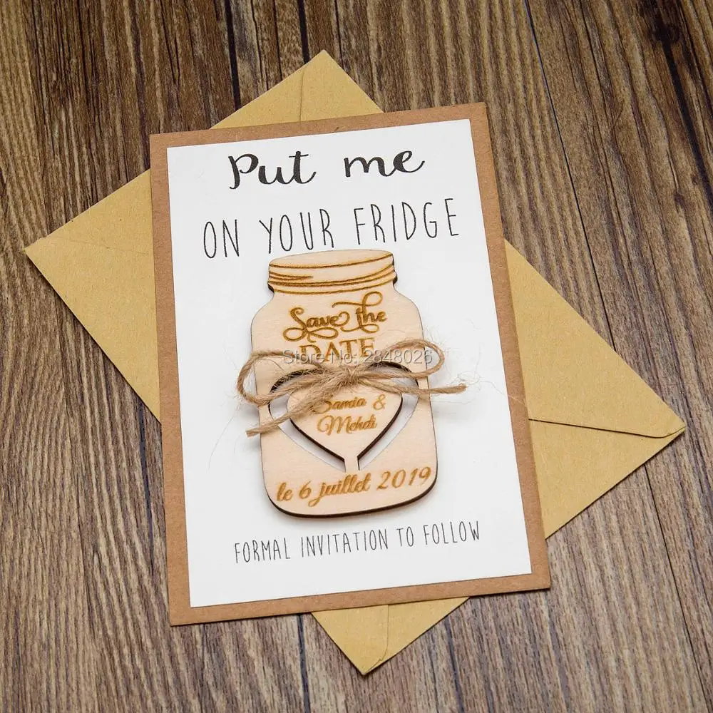 wedding mason jar save the date magnet unique rustic save the date mason jar save the date