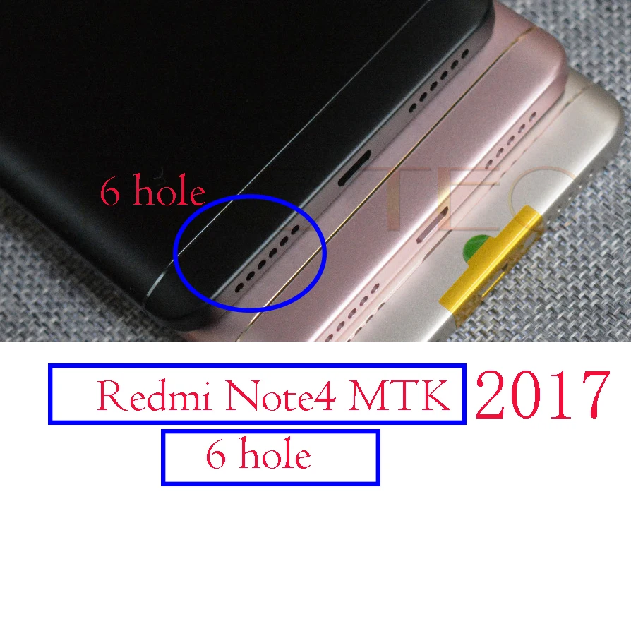 HMFS для Xiaomi Redmi Note 4 MTK helio X20 версия Micro usb зарядное устройство плата с микрофоном