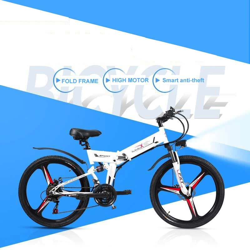 Perfect 24 inch electric mountain bike 350w high speed brushless motor smart lcd 48V double lithium battery range 80-100km top speed45km 1