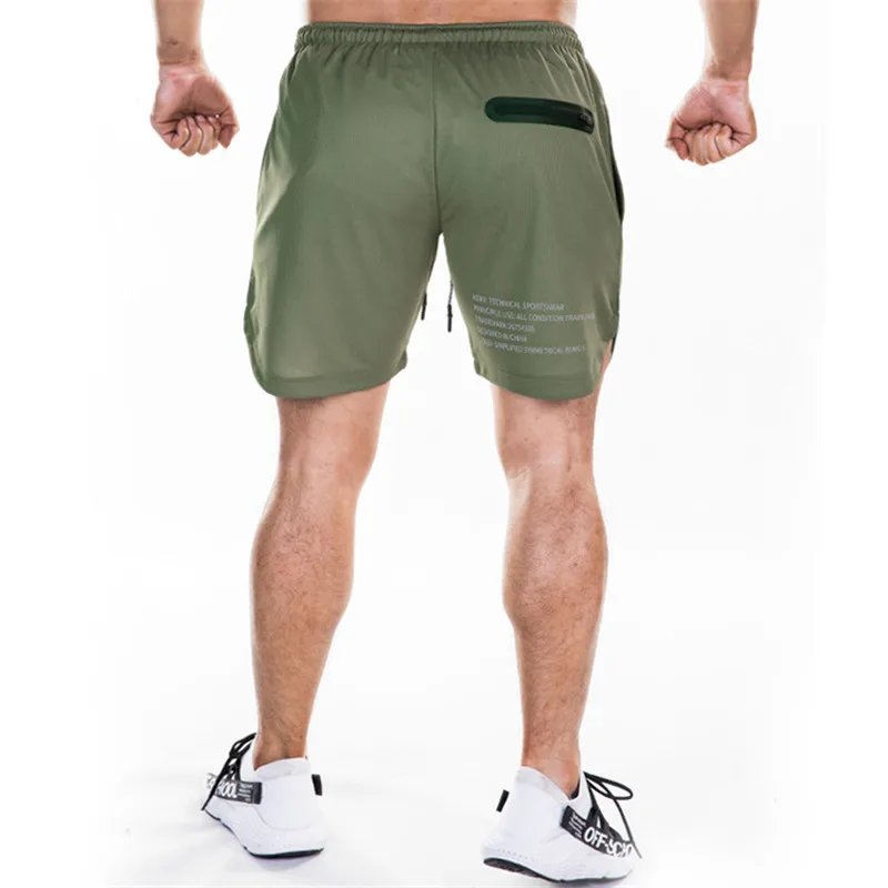 FRMARO Summer new single-layer fitness breathable quick dry short gym men's casual jogging shorts