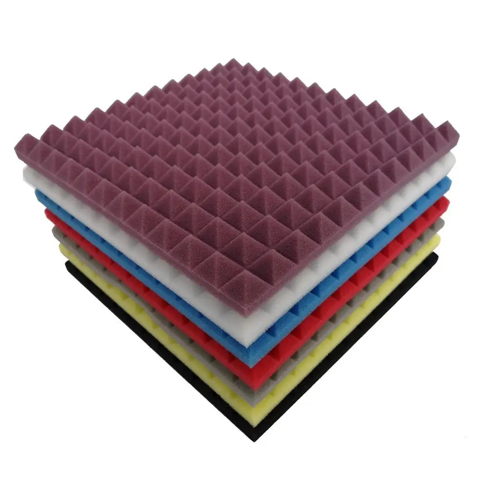 

1Pcs studio sound insulation foam tower sound insulation sponge wall stickers For Recording Studios Control Vocal Booth #4M28/