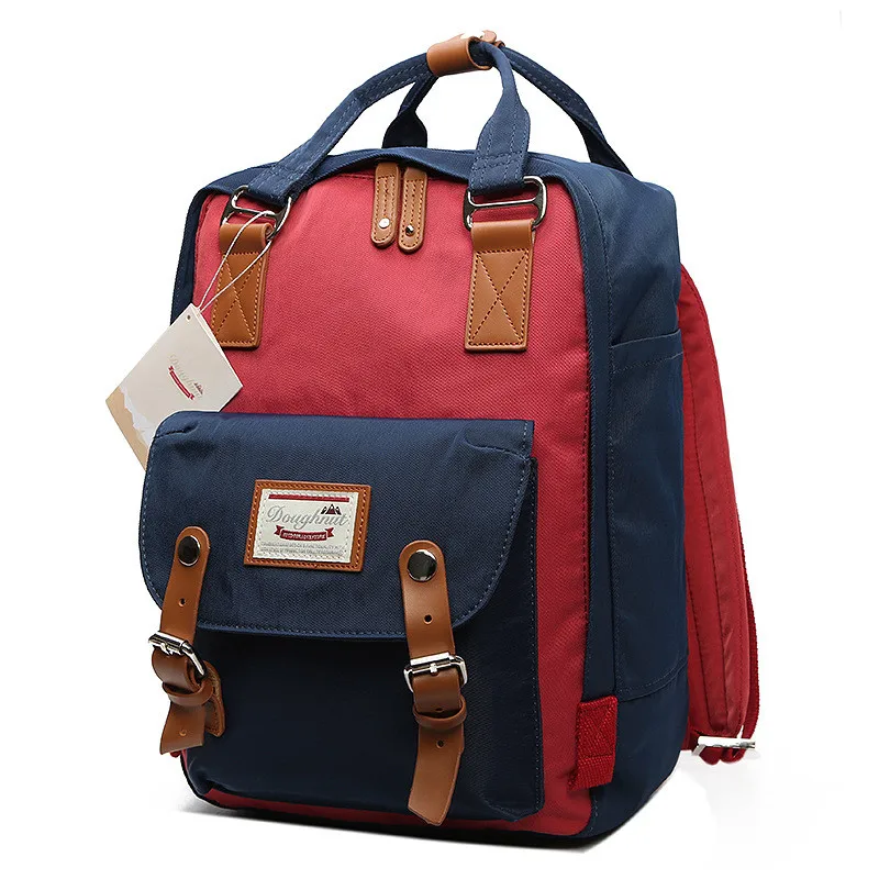 New Arrival Patchwork Multi-colors Zipper Polyester Fashion Mommy Bags Female Make Up Double Shoulder Storage Backpack26