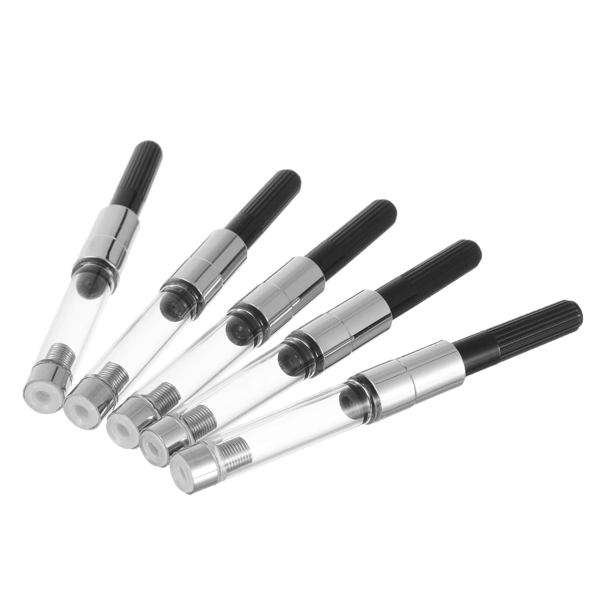 5pcs Universal New Fountain Pen Metal Pen Converter International Standard Fill ink Absorber dropshipping Size 70mm Long