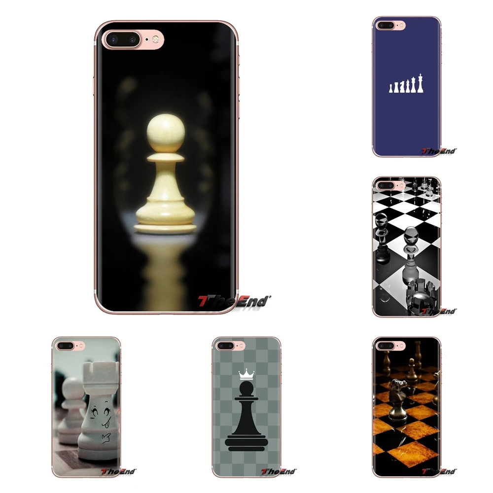 

Chess Board Pieces For Huawei Mate Honor 4C 5C 5X 6X 7 7A 7C 8 9 10 8C 8X 20 Lite Pro Soft Transparent Cases Covers