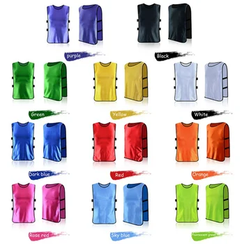 

Vibrant Color Adult Team Sports Football Soccer Training Pinnies Jerseys Quick-dry Breathable Training Bib Vest