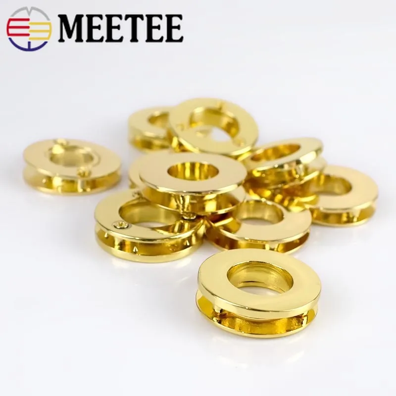 Meetee 4/10 шт id11/13 мм Металлическая петелька с винтовой пряжкой уплотнительное