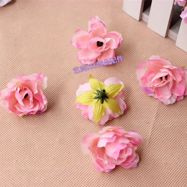 5 Floral Items To 3 5cm small fabric artificial silk hibiscus flower heads 5 Floral Items To 3 5cm small fabric artificial silk hibiscus flower heads