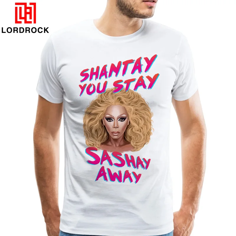 Tees Xxxl Brand Rupaul's Crew Fashion Rupaul Funny Shirt Men Neck Yf6gIy7bv