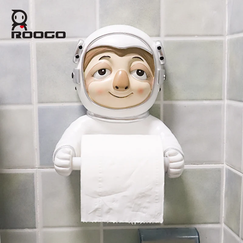 Силиконовый держатель для бумаги Roogo в виде мультяшных животных астронавтов