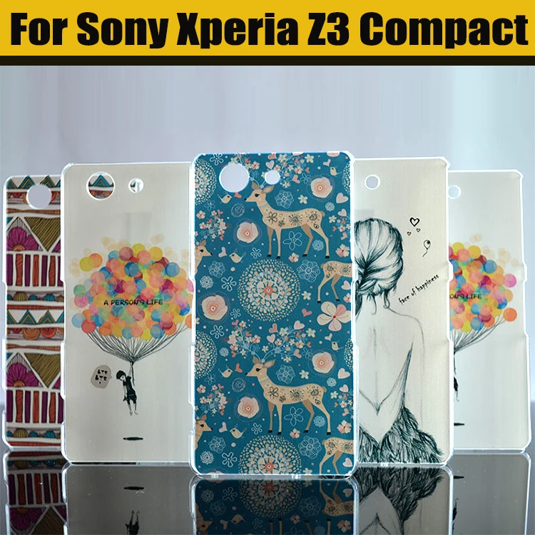 

JURCHEN Case For Sony Xperia Z3 Compact Case Cute Cartoon Hard Cover Case For SONY Xperia Z3 Compact Z3 mini M55W Phone Case