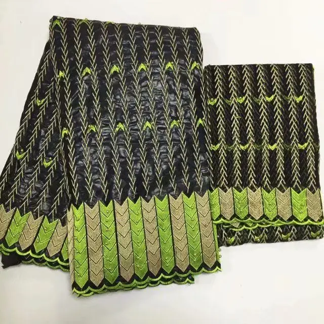 

basin riche getzner emerald green lace fabric african bazin riche fabric jacquard brocade fabric high quality 7yard/lotLYB92
