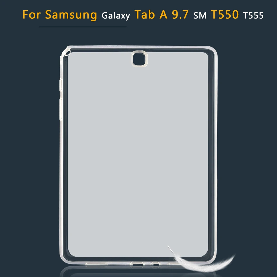 Мягкий чехол из ТПУ с принтом "для Samsung Galaxy Tab A A6 10,1 T580/A2 10,5 T590 T595/Tab A 7,0 8,0 9,7 SM T550 T280 T350 T380 крышка - Цвет: Tab A 9.7 T550