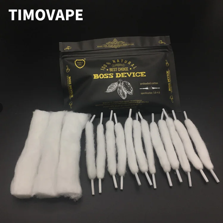 

Original Shield Cig Boss Device Organic Cotton Pack for Drop Dead RBA/RDA/RDTA Atomizer DIY Vape Accessory
