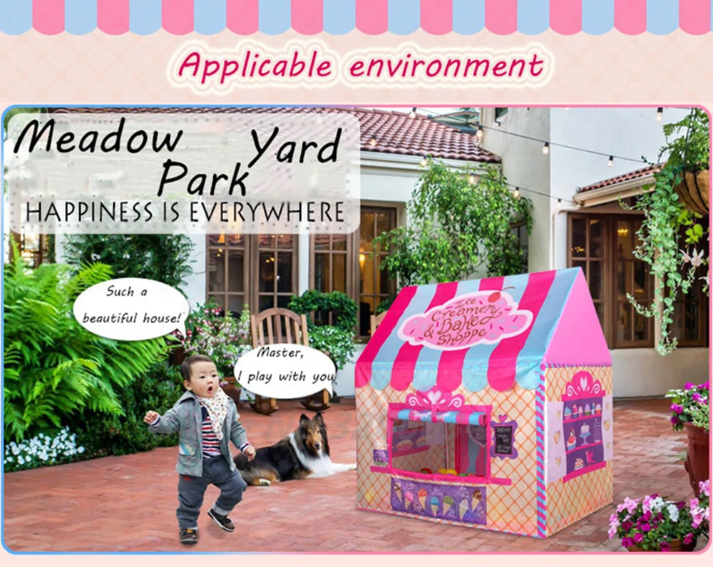 Foldable Play Tent Kids Children Boy Girl Castle Cubby Play House Bithday Christmas Gifts Outdoor Indoor Toy Tents (19)