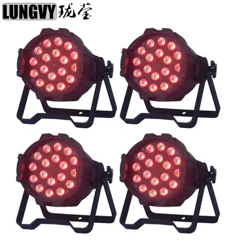 

Free shipping 4pcs/lot 18x10w 4IN1 RGBW High Brightness Led Par Light Disco Stage Club Party KTV Show Indoor LED Light