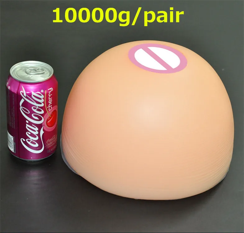 

Huge Breast Forms Super Cup 36 K 10000g/pair Milk Silicone Simulation Breast Fake Boobs for Drag Queen Shemale Crossdresser