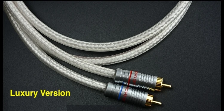 HiFi EXQUiS MPS M 4 6N OFC RCA сигнальный кабель для подключения Hi Fi аудио 2 сабвуфер|Кабели VGA|