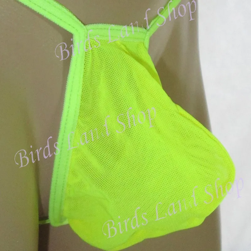 

Mens Posing String Pouch Thong Bulge Enhancer Low Rise T Back Mesh g1790