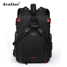 Jealiot Camera Bag Backpack Dslr Waterproof Laptop Digital Roller Sling With Case Cover Partition for Canon Panasonic Nikon Sony