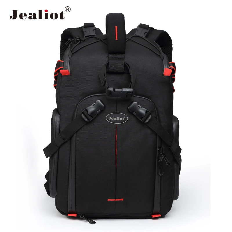 Jealiot SLR Camera Backpack bag for photo Camera lens Bag laptop Video case digital photography tri