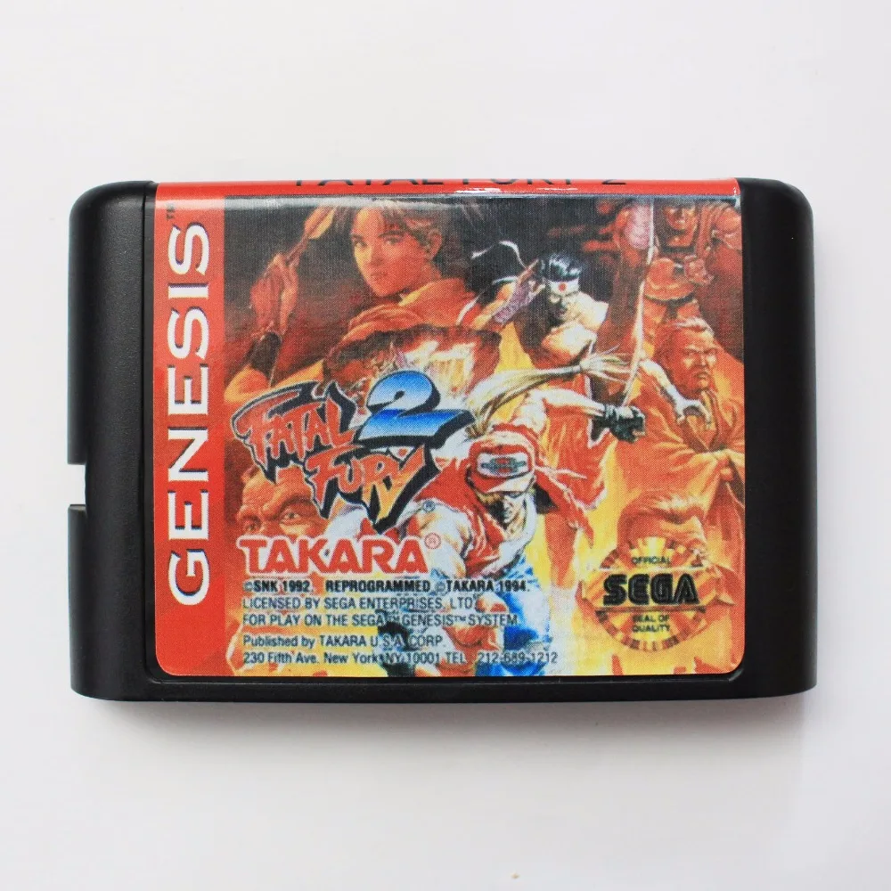 

Fatal Fury 2 16 bit SEGA MD Game Card For Sega Mega Drive For Genesis