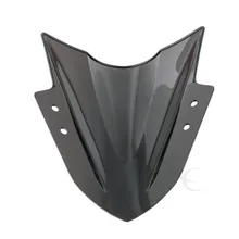 Preto Limpar Bolha Dupla EX300 Windshield Windscreen para Kawasaki Ninja 300 2013-2017 2016 Motocicleta