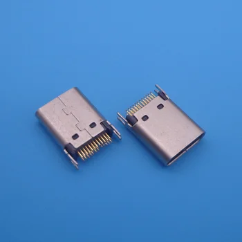 

5pcs USB 3.1 Type C Female jack Socket Connector 24pin 180 degree Vertical PCB High speed DIY Connectors replacement repair part