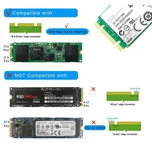 M.2 NGFF SSD для SATA3 SSD конвертер адаптер карта M.2 B Ключ для 2,5 SATA порт новое поступление