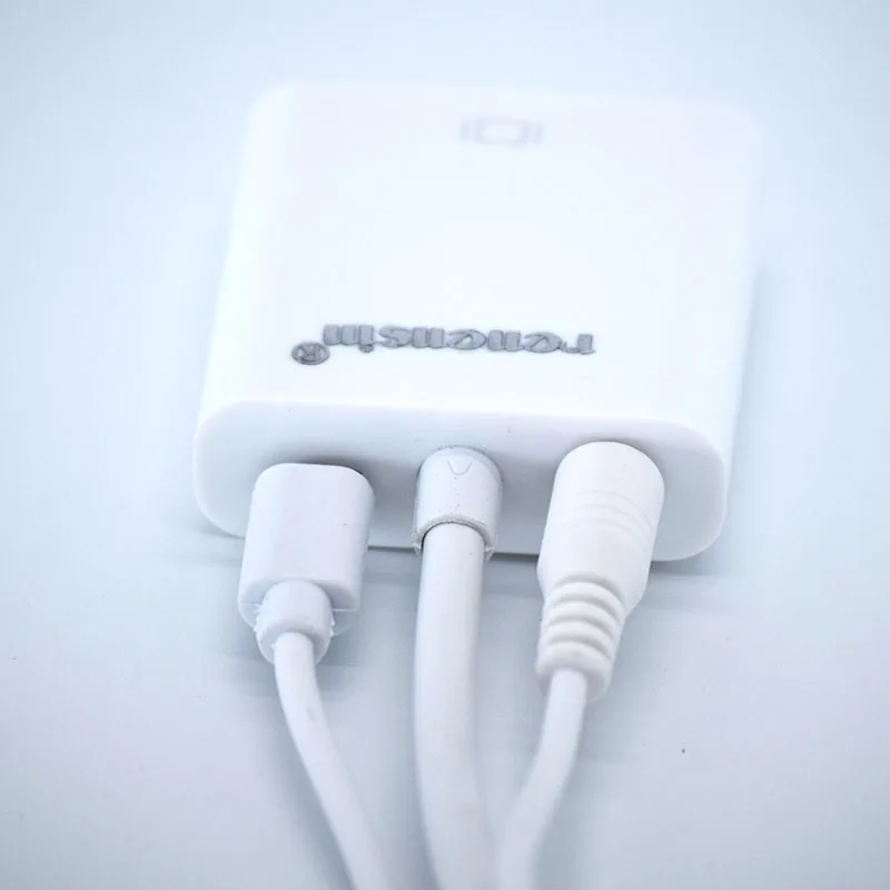 Кабель преобразователь для монитора ТВ штырь гнездо с HDMI на VGA коннектор аудио usb