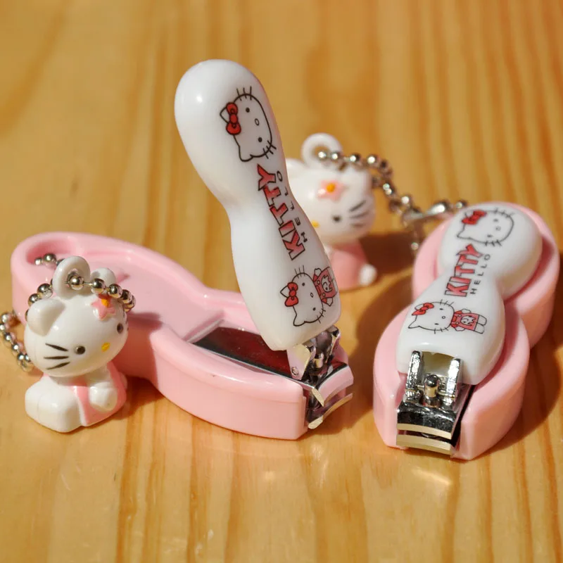 Мультяшные кусачки для маникюра или педикюра Hello Kitty профессиональный триммер