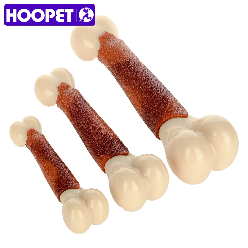 HOOPET интерактивная игрушка для собак жевательные кости щенков резиновые