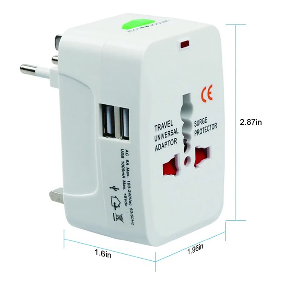 Universal Electric Plug Power Socket-Adapter Travel All In One AC Power Converter Adaptor-005