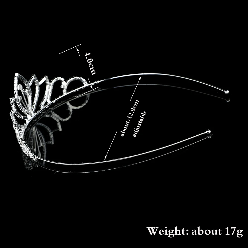 Серебряные, золотые диадемы и короны принцессы, Королевская корона, повязка на голову, аксессуары для детей, украшения для волос, свадебные, выпускные украшения для волос
