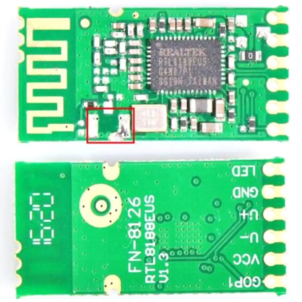 Rtl81eus 3 3v 2 4g Wireless Module Support For 802 11b G N Usb Interface Wifi Wireless Module With Antennaipex Mount Home Automation Modules Aliexpress