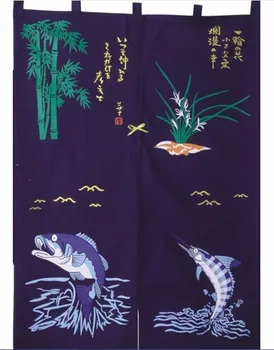 

(Customized Accept) Korea/Japan/China Sushi Restaurant Kitchen Hanging Doorway Split Cloth Curtain-SUSHI