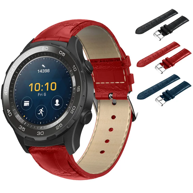

GEMIXI Watchbands Fashion High Quality NEW Watch Strap Replacement Leather Watch Bracelet Strap Band For Huawei Watch 2
