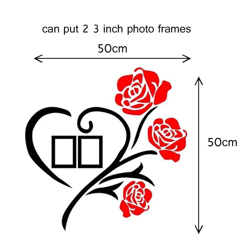 Настенные наклейки с розами для ванной комнаты, мебель для гостиной, ТВ, украшение на стену, искусство, домашний декор, подарок, маленький размер